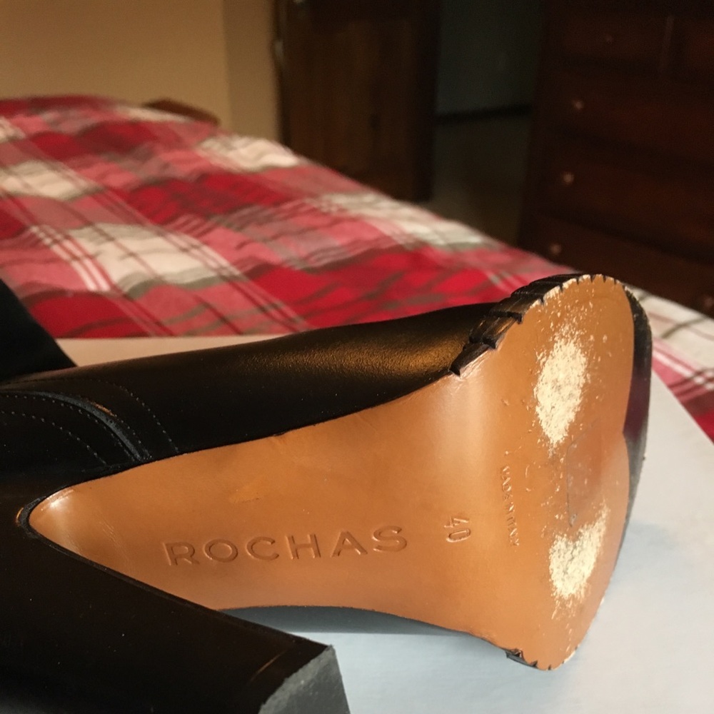 Rochas knee high boots. - Picture 3 of 5